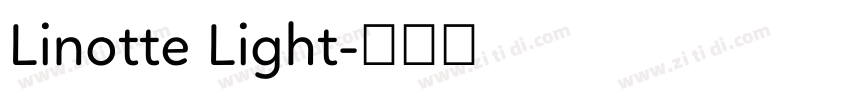 Linotte Light字体转换
